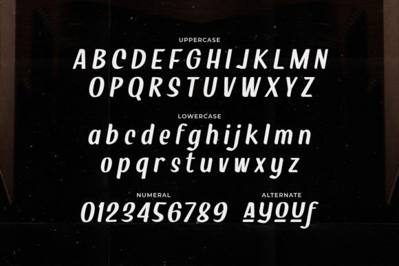 Shalbie Font PNG with transparent background - Preview 1