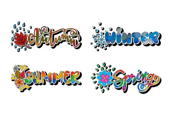 Springsummerautumnwinter Color Graphics