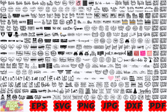 Wedding SVG | Mr and Mrs SVG | Bride SVG