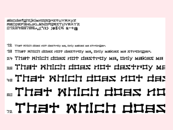 Hammer Font - Preview 1