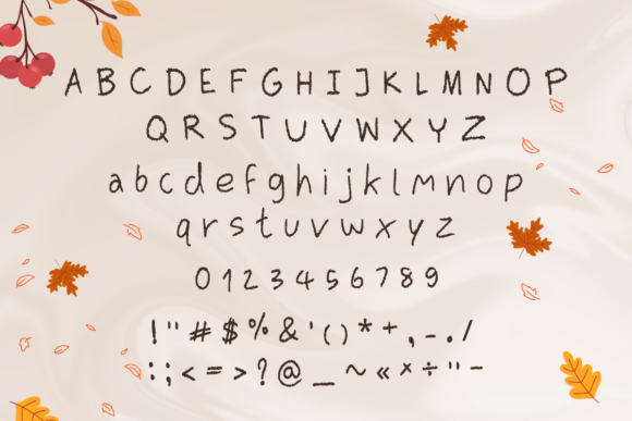 Autumn Font - Preview 5