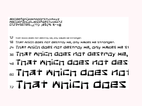 Baseball Racket Font - Preview 1