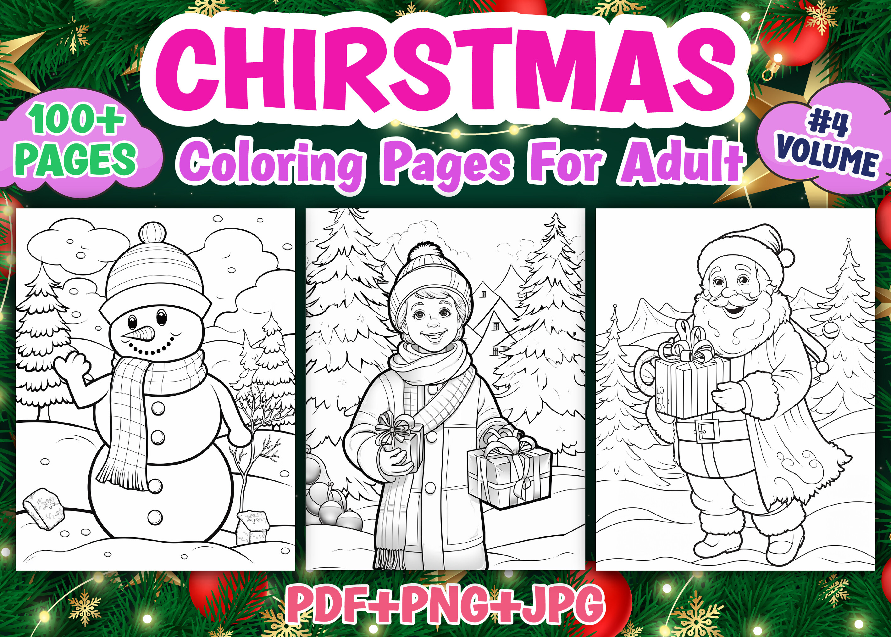 Christmas Coloring Pages for Adults