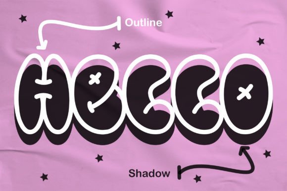 Chubby Groovy Font - Preview 1