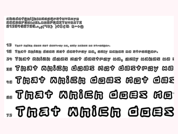 Circumference Font - Preview 1