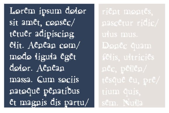 Creepy Rat Font PNG with transparent background - Preview 3