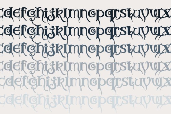 Evil Lord Tibur Font - Preview 4