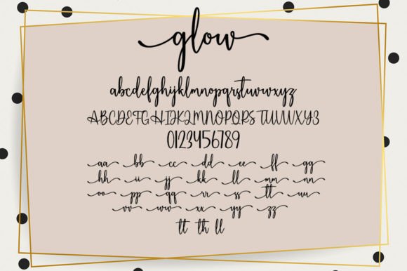 Glow Font - Preview 6