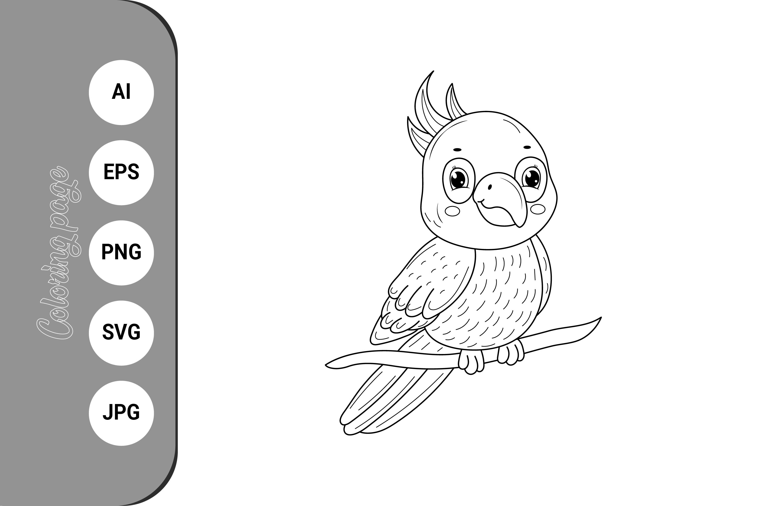 Hand Drawn Owl Outline Illustration