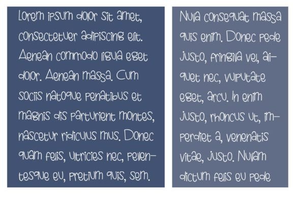 Harebrained Font - Preview 3