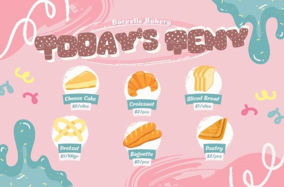 Ice Cream Stick Font PNG with transparent background - Preview 4