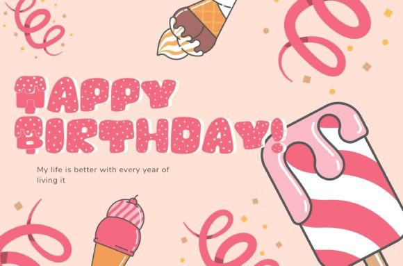 Ice Cream Stick Font PNG with transparent background - Preview 5