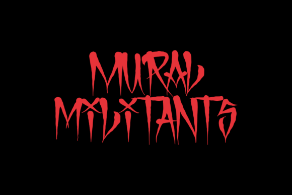 Ink Outlaw Font PNG with transparent background - Preview 1