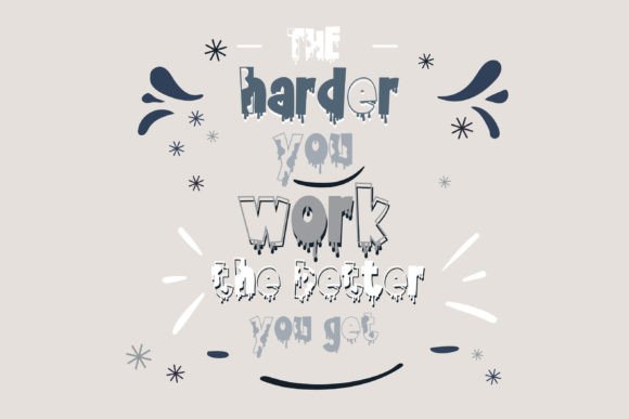 Killer Cow Font PNG with transparent background - Preview 2