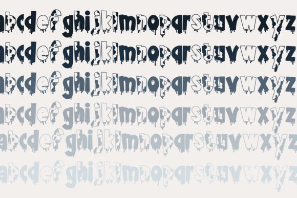 Killer Cow Font PNG with transparent background - Preview 4