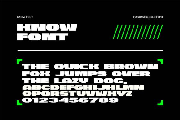 Know Font font preview - 2
