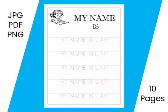 My Name Writing Worksheet for PreK