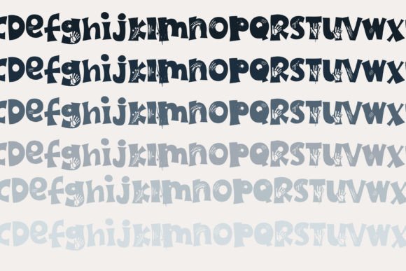 Nerve Death Font PNG with transparent background - Preview 4