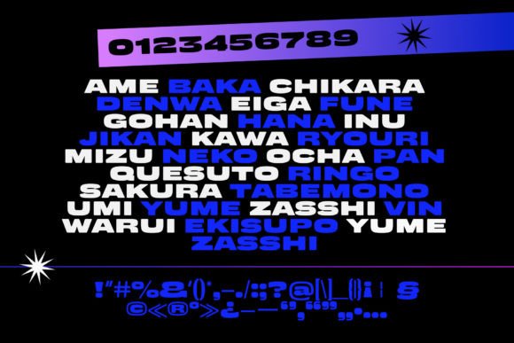 Oakside Font PNG with transparent background - Preview 2
