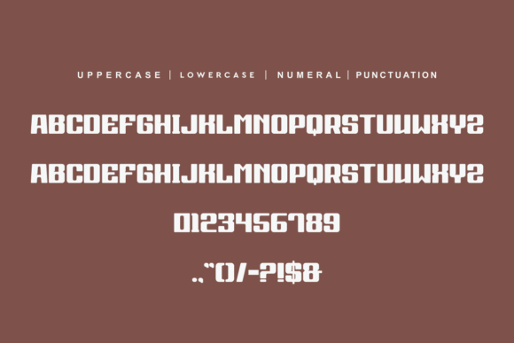 Retro Mounta Font PNG with transparent background - Preview 4