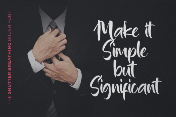 Shutter Breathing Font PNG with transparent background - Preview 5