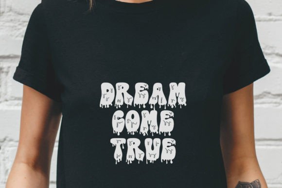 Slime Vibes Font PNG with transparent background - Preview 3