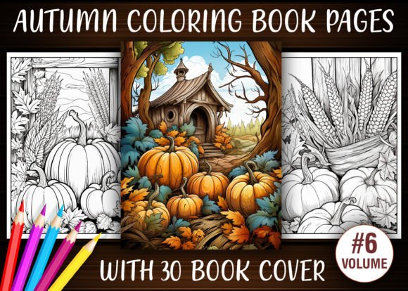 130 Autumn Coloring Pages for Adults