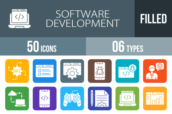 50 Life Skills Flat Icons Graphic by IconBunny · Creative Fabrica