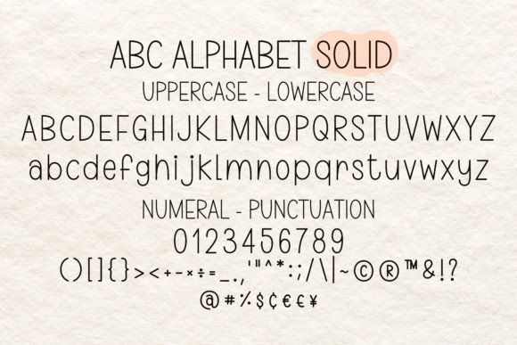 Abc Alphabet Tracing Font - Preview 3