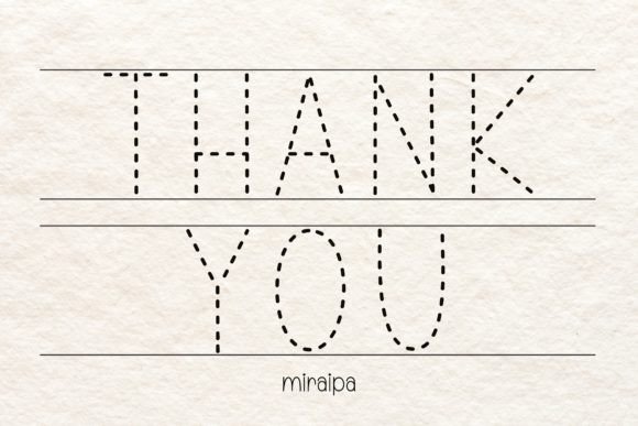 Abc Alphabet Tracing Font - Preview 4