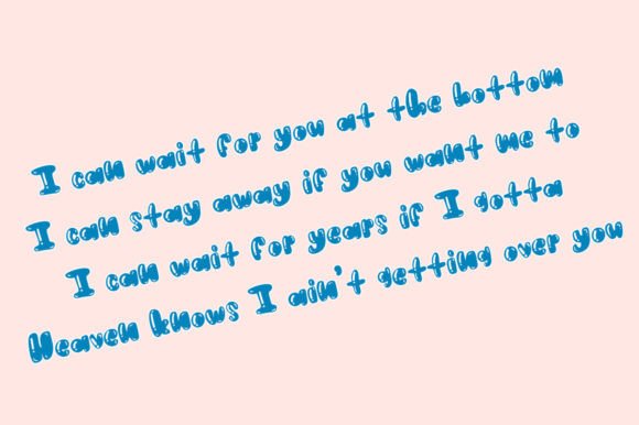 Bubblegum Font - Preview 1