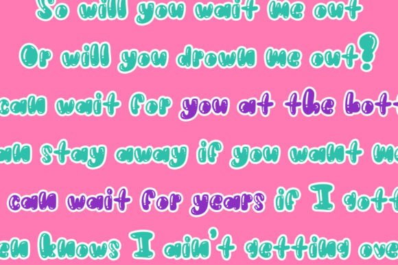 Bubblegum Font - Preview 4