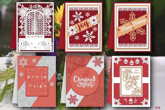 Christmas Gift Card SVG Laser Cut 970