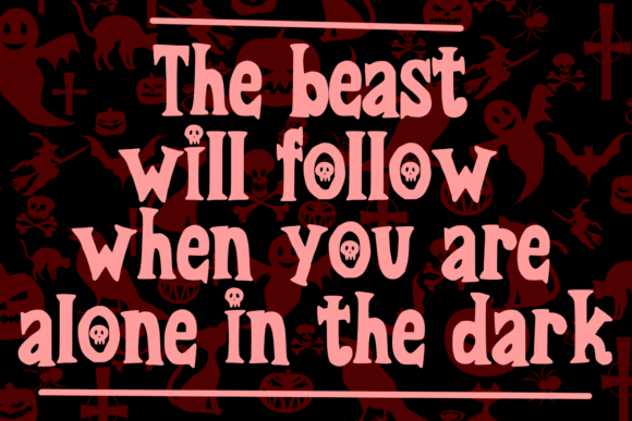 Classic Horror Font PNG with transparent background - Preview 1