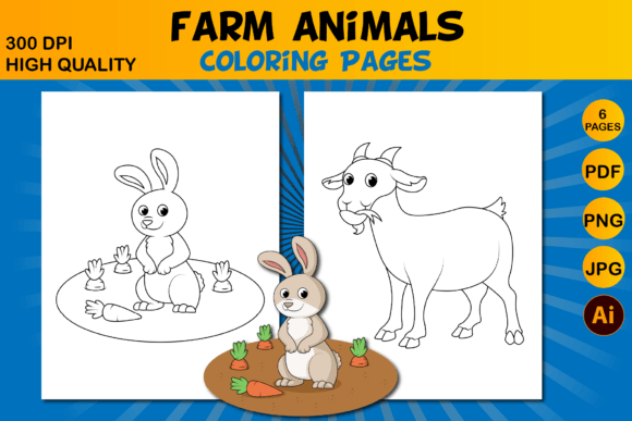 Farm Animals Coloring Pages