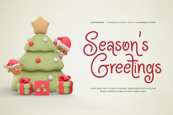 Gingerbread Font - Preview 2