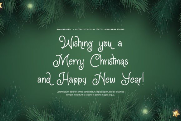 Gingerbread Font - Preview 3