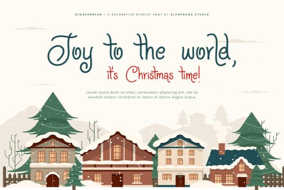Gingerbread Font - Preview 6