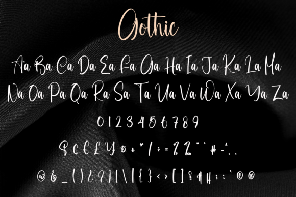 Gothic Font - Preview 3