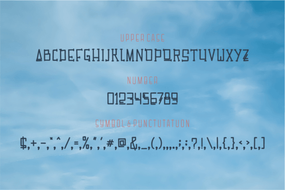 Hequeti Font PNG with transparent background - Preview 4