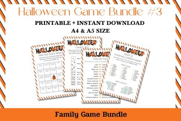 Halloween Party Games #3 - Printable