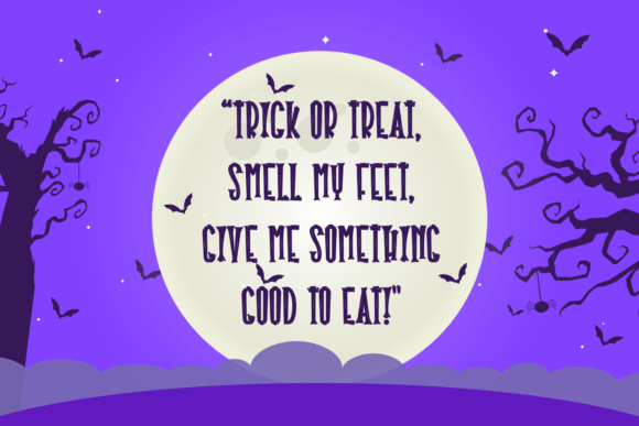 Halloween Plaque Font - Preview 1