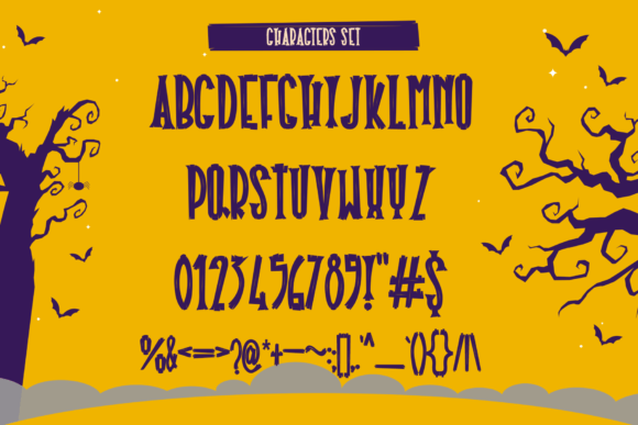 Halloween Plaque Font - Preview 6
