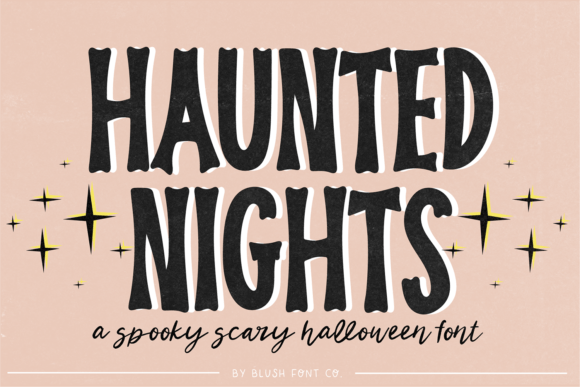 Haunted Nights Font: Spooky Installable Typeface for Invitations & Decor