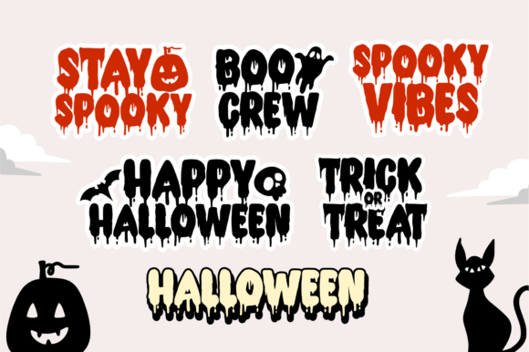Hello Momster Font PNG with transparent background - Preview 2