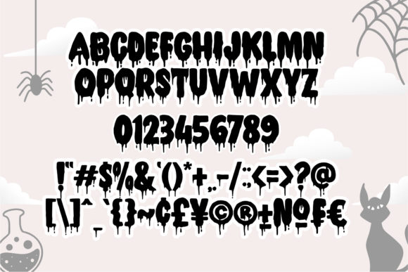Hello Momster Font PNG with transparent background - Preview 3