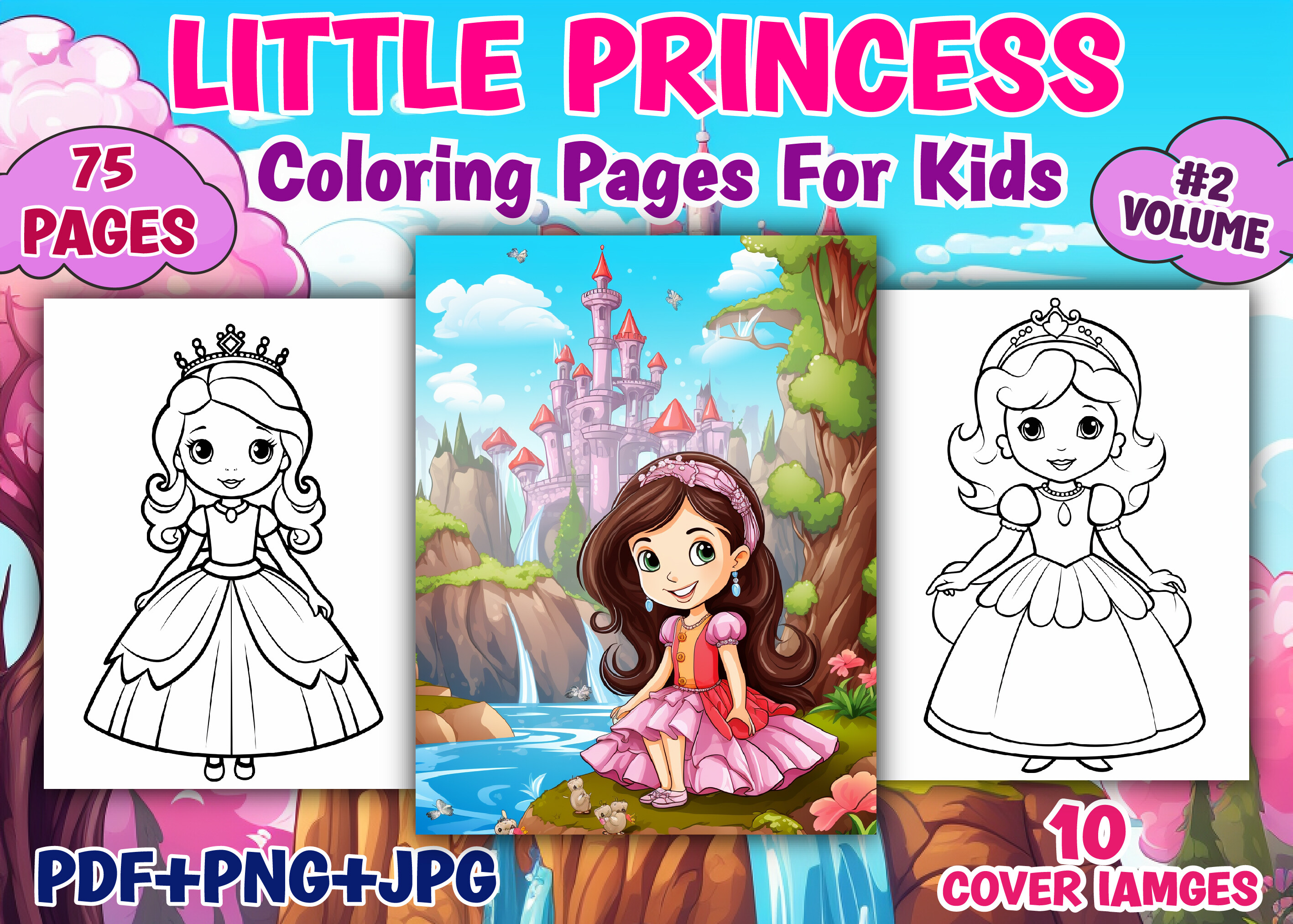 Little Princess Coloring Pages for Kids