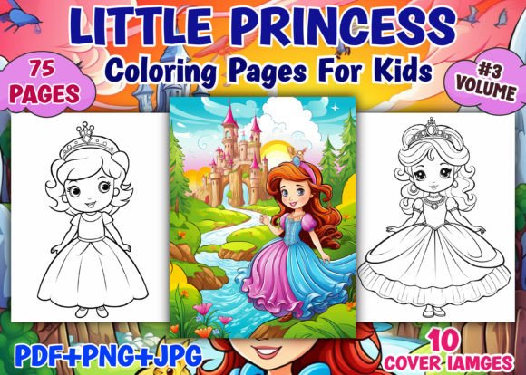 Little Princess Coloring Pages for Kids