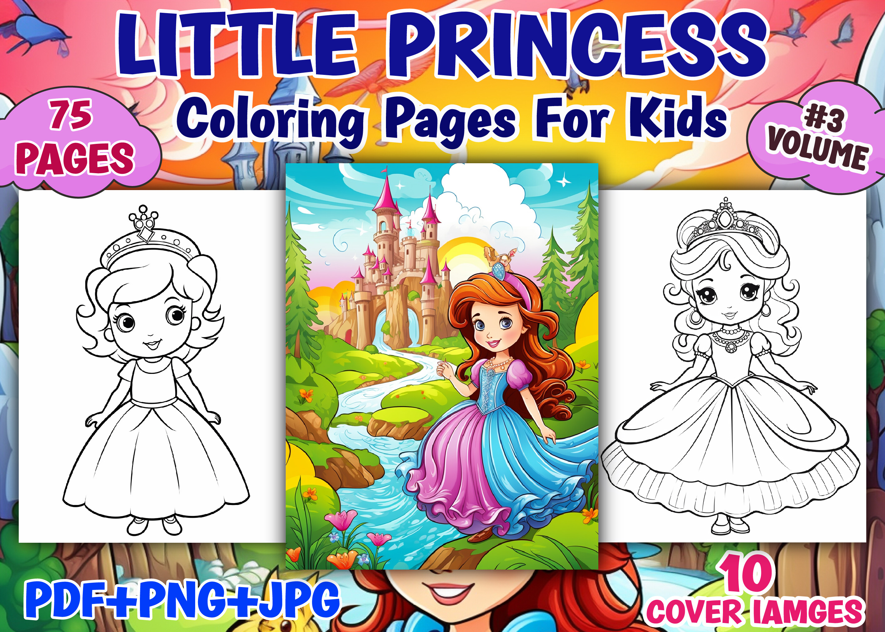 Little Princess Coloring Pages for Kids