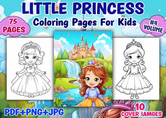 Little Princess Coloring Pages for Kids